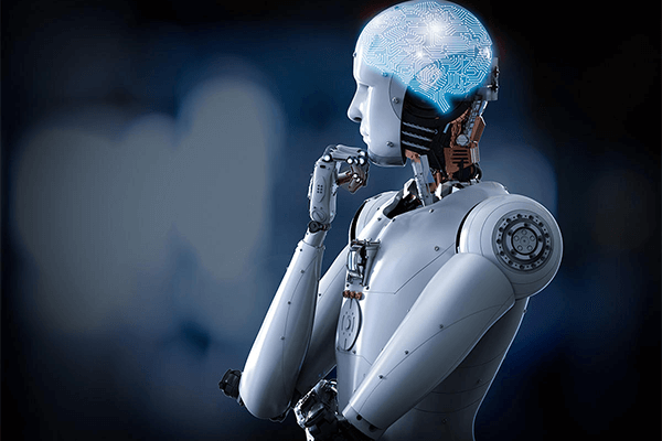 a-robot-thinking