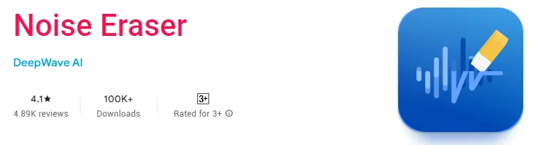 اپلیکیشن حذف نویز Noise Eraser